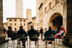 Square in San Gimignano